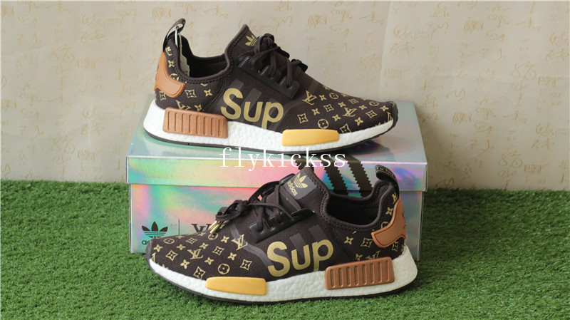 Supreme LVS X Adidas NMD XR1 PK Brown